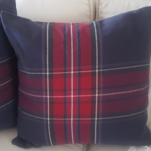 ikea plaid pillow
